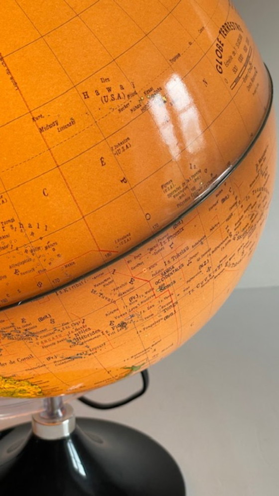 Image 1 of Illuminated Earth Globe Made in Italy