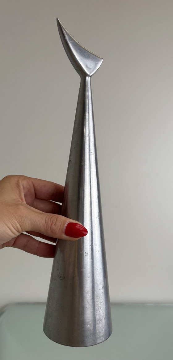 Image 1 of Ikea Knut Marianne Hagberg design oggetto d'arte in alluminio