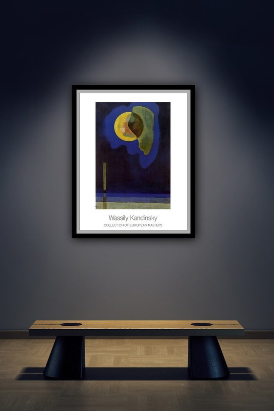 Image 1 of Wassily Kandinsky: "Cerchio giallo, 1910." Firma sulla lastra.