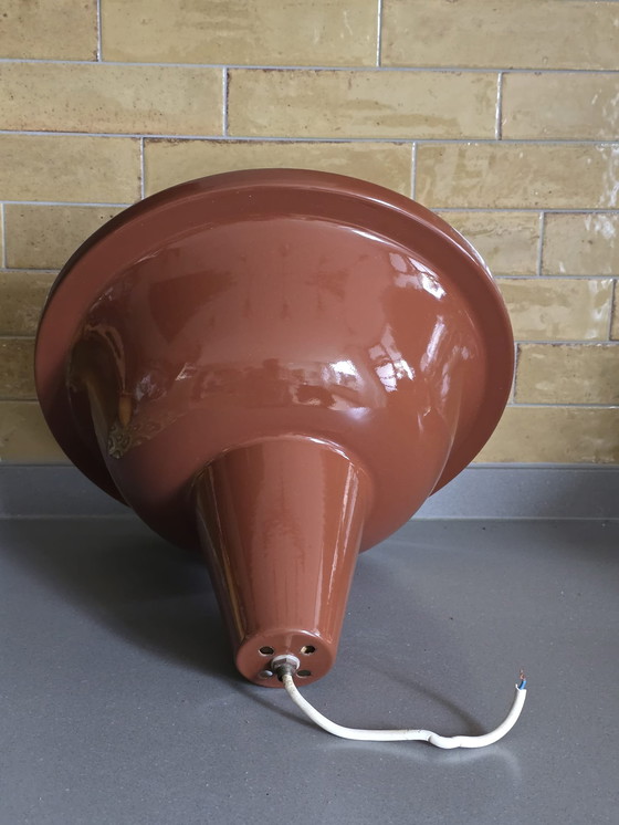 Image 1 of Prachtig Vintage emaille Werklamp