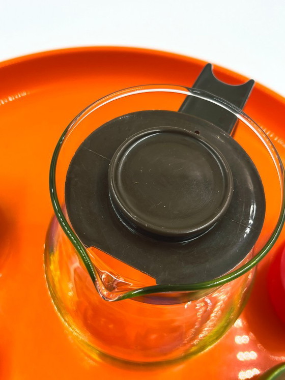 Multicolor Space Age Coffee Service, Table accessories, Glass, Plastic, Orange, Pop Art (photo 10 of 13)