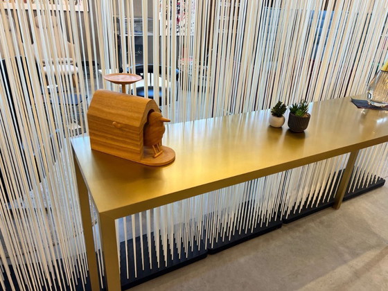 Image 1 of MDF ITALIA TENSE CONSOLLE OTTONE - MODELLO SHOWROOM