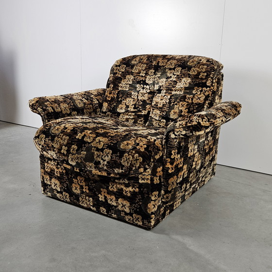 Image 1 of Fauteuil vintage Flower Power