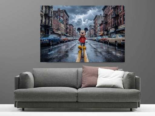 Photo printed on plexiglass or aluminum / limited edition / Signed / Mickey in the Bronx