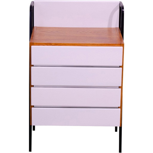 Vintage chest of drawers in beech wood and plywood for Tatra nábytok, Czechoslovakia 1960