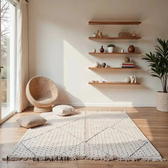 Moroccan bohemian rug (200x300 cm) – Rugs & carpets, Wool, Cotton (photo 3 of 8)