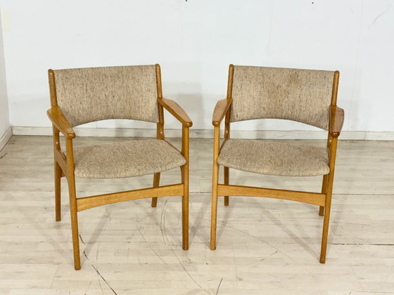 Image 1 of Set di 6 sedie Erik Buch di metà secolo / Sedie da sala da pranzo / Sedie da cucina