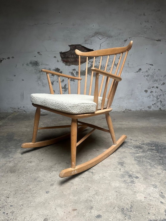 Image 1 of Vintage Børge Mogensen Rocking Chair – Scandinavian Design
