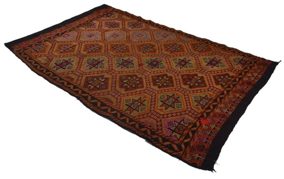 Vintage Anatolian Mut Kilim – Bold Geometric Handwoven Wool Flatweave Rug 354 x 244 cm – &Tradition (photo 5 of 10)