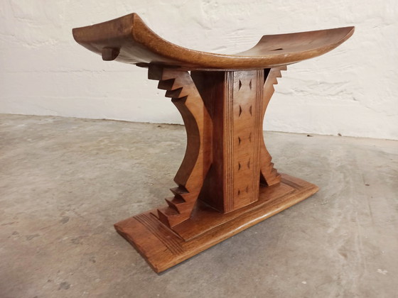 Image 1 of Sgabello Ashanti vintage in legno, africano