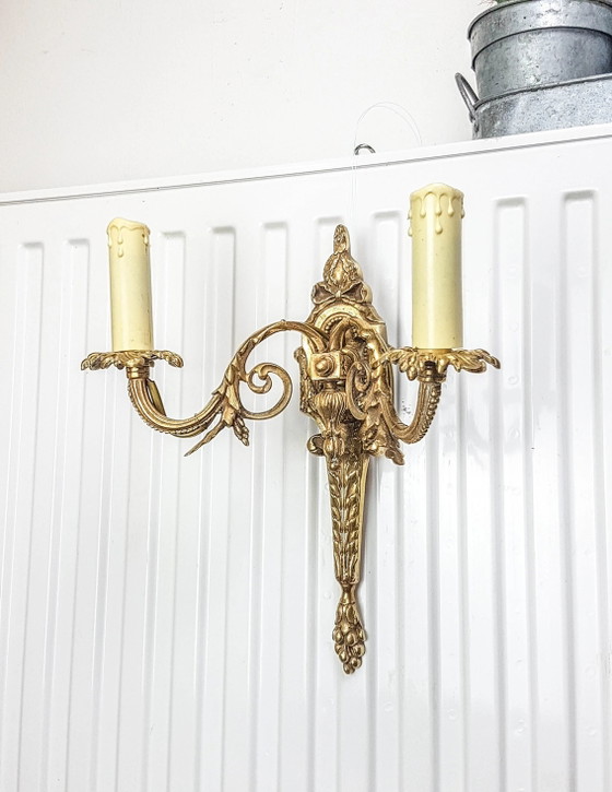 Wandleuchte aus Bronze - Empire-Stil - Elegante antike Beleuchtung – Klassiek (photo 2 of 10)