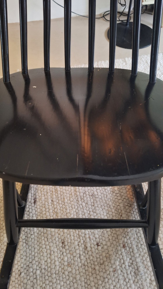 Image 1 of Chaise à bascule style milieu du siècle : Tapiovaara, Lena Larsson