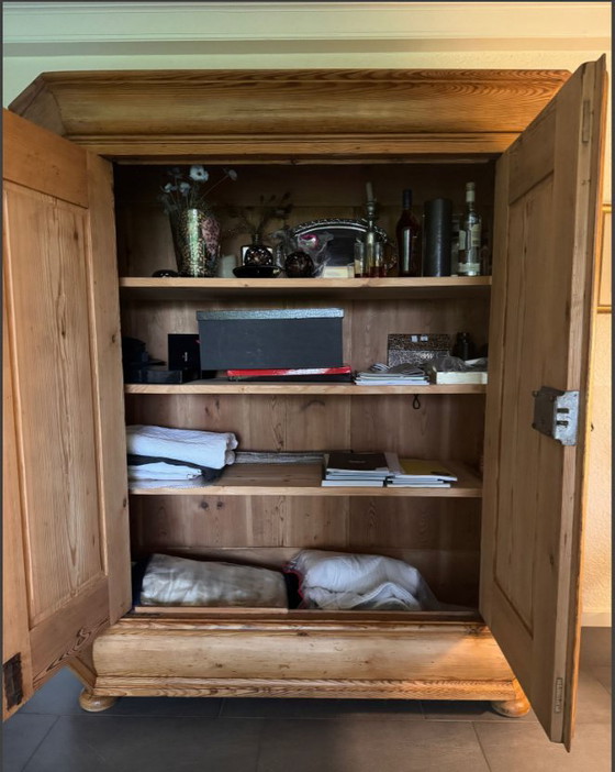 Image 1 of 1 x softwood cabinet from around 1780 with authenticity guarantee