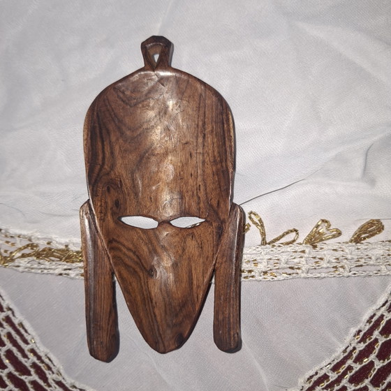 6 x Masques Africains 2 – Décorations murales, Wood (photo 3 of 12)