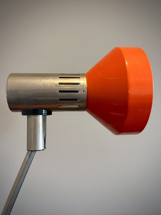 Image 1 of Retro Oranje Bureaulamp
