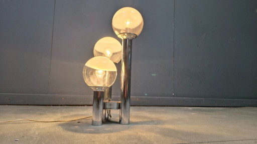 Vintage Table Lamp by Mazzega, 1970s – tafellampen, Metal, Chrome