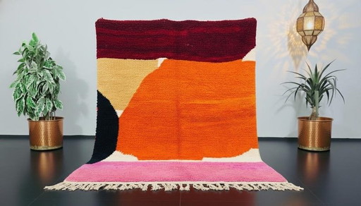 Alfombra bereber hecha a medida con coloridos estampados, 2/3 m – Ahrend, vloerkleden en tapijten, Wool