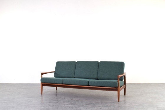 Divano Kolding Mid-Century di Erik Wørts per IKEA, anni '60. – Divani 3 posti, Textile, Wood (photo 2 of 16)