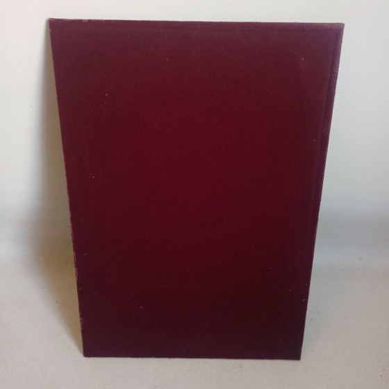 Image 1 of 1950s side table with apple green top, 65.5 cm wide