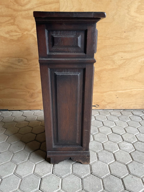 Grazioso ARMADIETTO DA INGRESSO a 1 anta rovere scuro con cassetto 92 x 62 cm – Armadi a muro, Legno (photo 2 of 14)