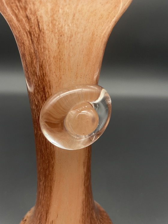 Hand-blown Solifleur Vase with Glass Application, Vintage (photo 3 of 7)