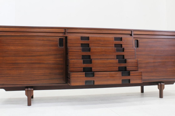 Vintage Sideboard Renato Magri Cantieri Carugati 1960s, Wood, Brown (photo 10 of 10)