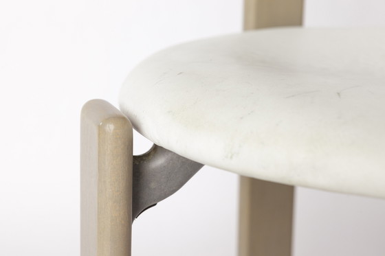 Image 1 of Vintage Bruno Rey Stoel - 1970 Kusch & Co, Grijs Houten Frame