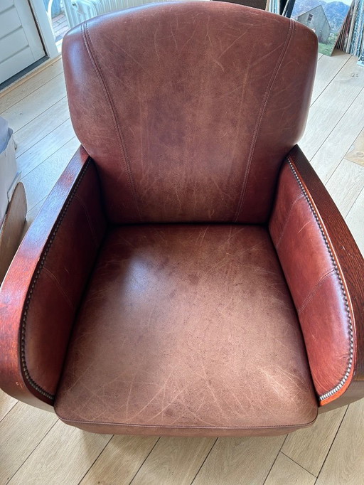 2 chaises Finsbury art déco