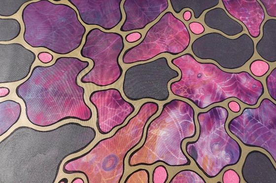 Image 1 of Kubisme A1431 - abstract schilderij XXL