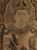 Sand painting, temple Art Burma
