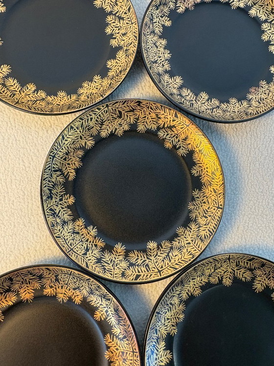 Narumi Soup Bowl & Dessert Plates with Christmas Decoration – Narumi Japan, Crockery, Porcelain (photo 4 of 9)