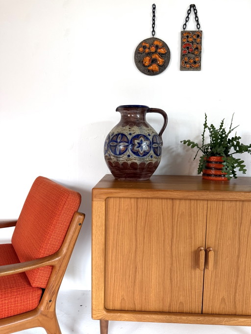 Vaso in ceramica vintage, Westerwald, Germania Ovest '70 – vazen (photo 2 of 5)