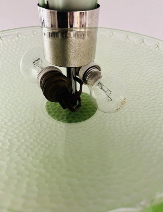 Image 1 of Art Deco plafondlamp / kroonluchter vintage ontwerp