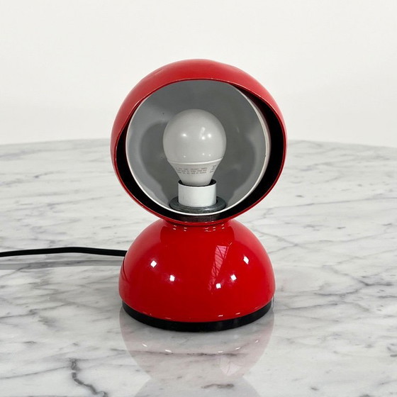 Image 1 of Lampes de table Red Eclisse de Vico Magistretti pour Artemide, années 1960