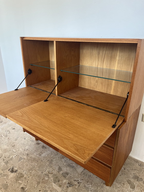 Image 1 of Vintage ladekast van teak en eikenhout