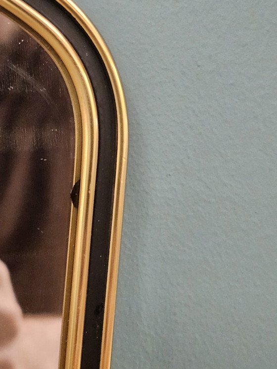 Image 1 of Specchio d'epoca Specchio da parete Ottone Nero