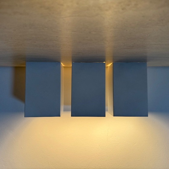 Image 1 of Set of 3 vintage Raak wall / ceiling lamps minimalist design , 1970s