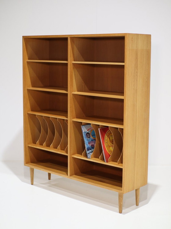 Børge Mogensen Öresund LP Cabinet Bookcase Oak 1960s – Karl Andersson & Söner, Wood, Vintage (photo 3 of 12)