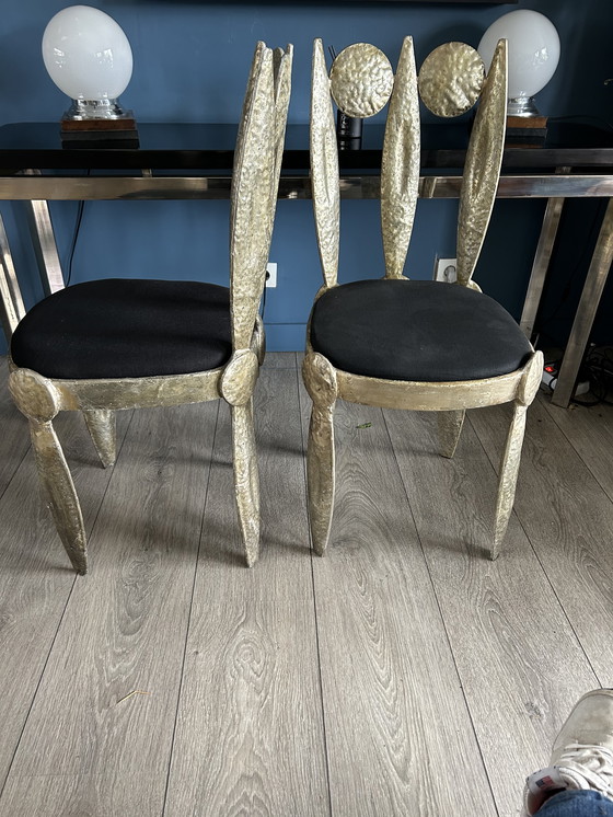 Image 1 of metalen stoel van nicolas blandin