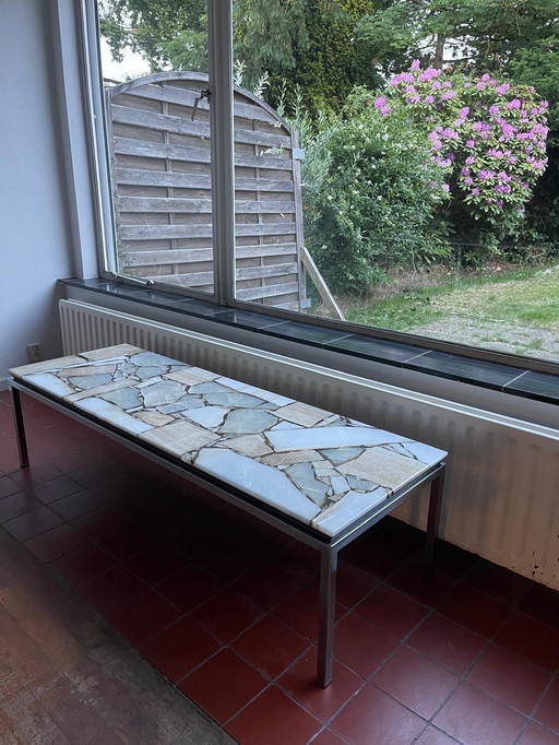 Table en pierre époxy