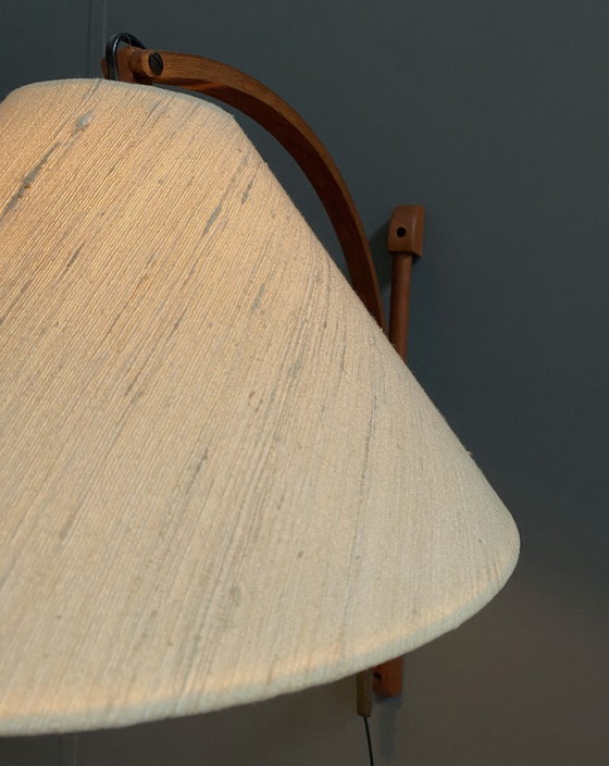 Image 1 of Teak-Wandleuchte von Domus Denmark aus den 1970er Jahren