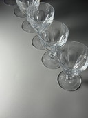 Set of 7 crystal glasses- Cristal d’Arques