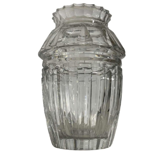 Vase Art Déco en cristal taillé par Joseph Simon pour Val Saint Lambert, années 1920 – Crystal, Art Deco (photo 9 of 13)