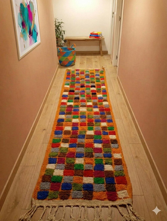 Meerkleurige wollen loopband 80/300 – Vloerkleden en tapijten, Wool (photo 2 of 8)