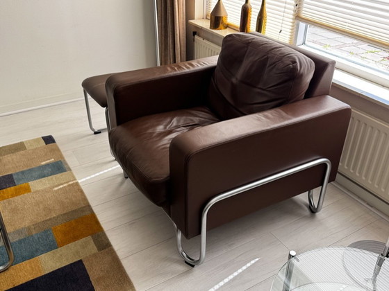Image 1 of Gispen AD B3 Bank en Fauteuil met voetenbank 