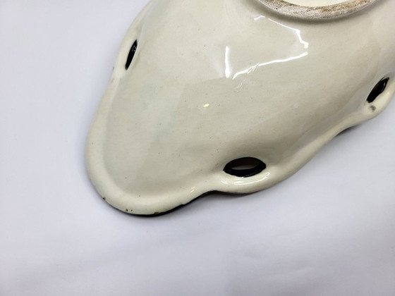 Image 1 of Tazza in ceramica di Vallauris, dorata con oro zecchino, Francia, Costa Azzurra, 1950