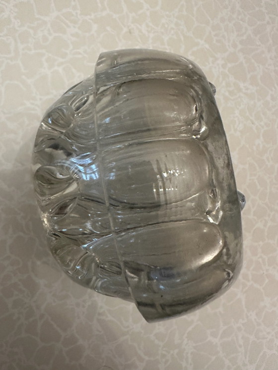 Molded Glass Flower Frog - 19 Holes 1950s – Vases (photo 7 of 13)