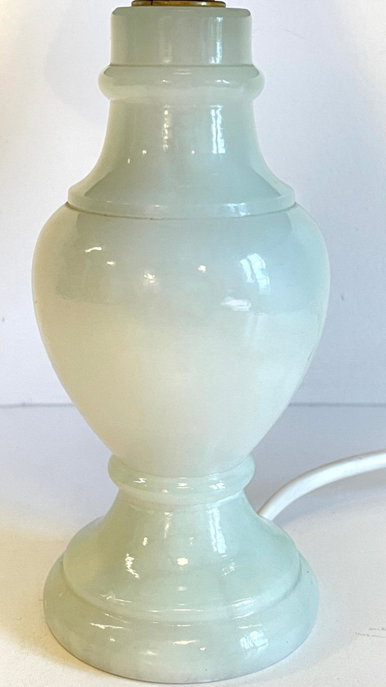 Image 1 of Vintage white marble lamp