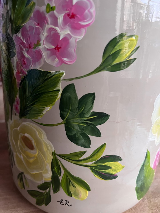 Image 1 of Hand-painted vase