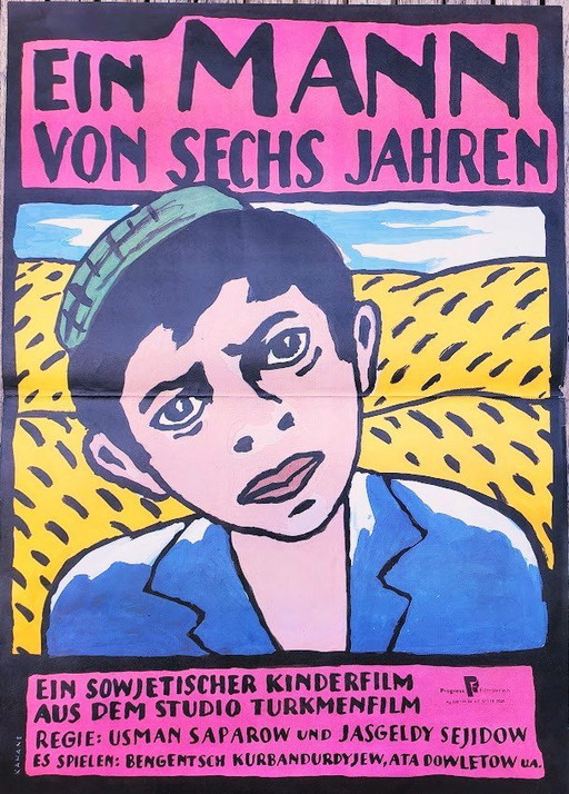 Rare affiche de film pour enfants Allemagne de l'Est